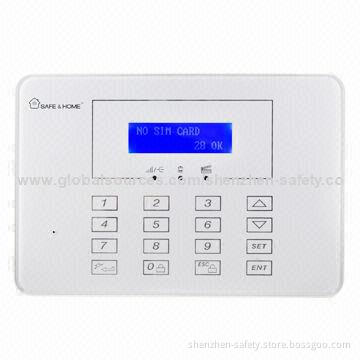 Hot sales, 100% factory security LCD GSM alarm system 29 wireless 8 wired zones burglar alarm